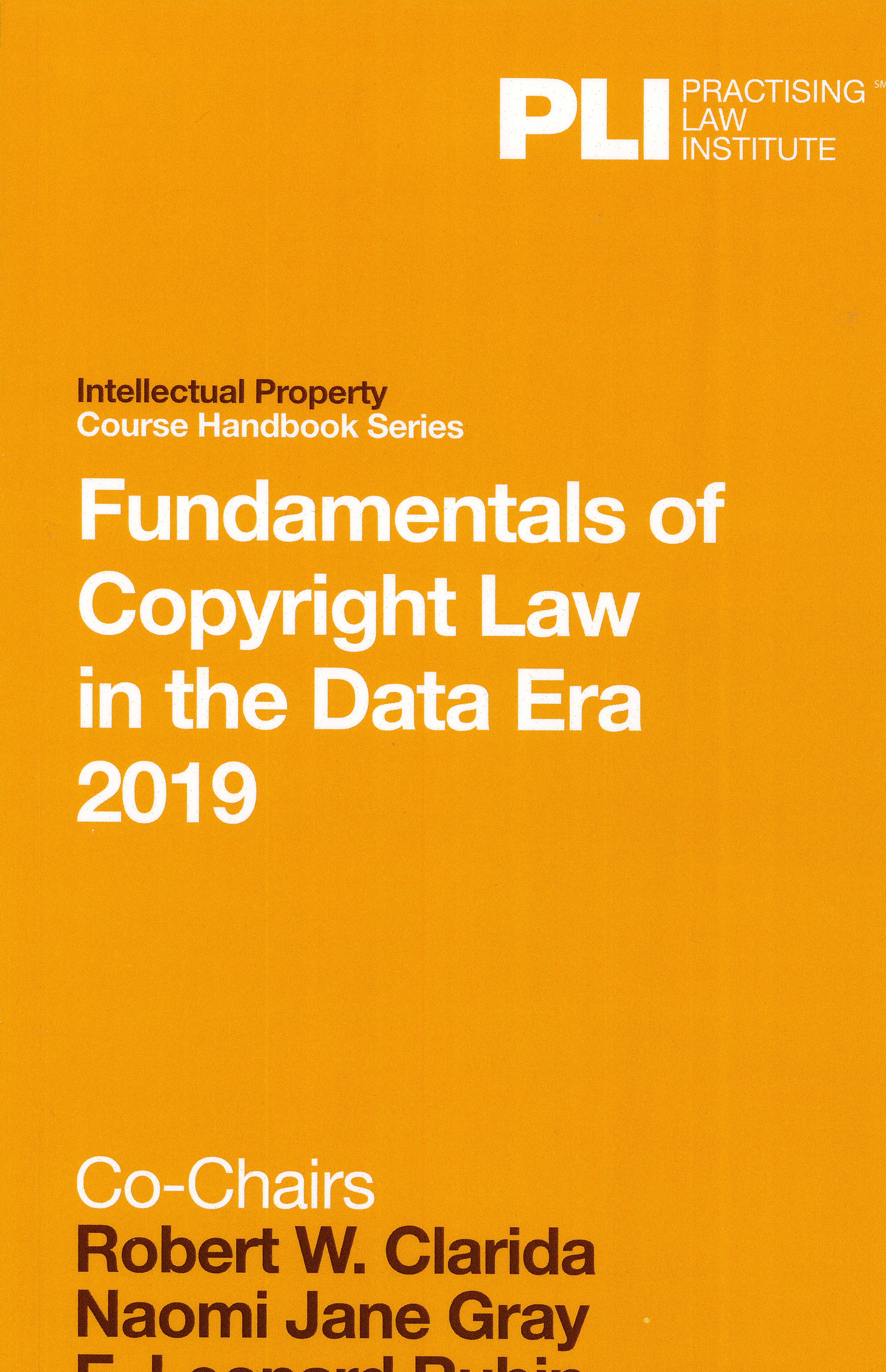 Fundamentals of copyright law in the data era cover