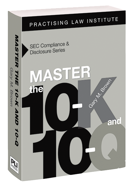 Master the 10-K and 10-Q cover
