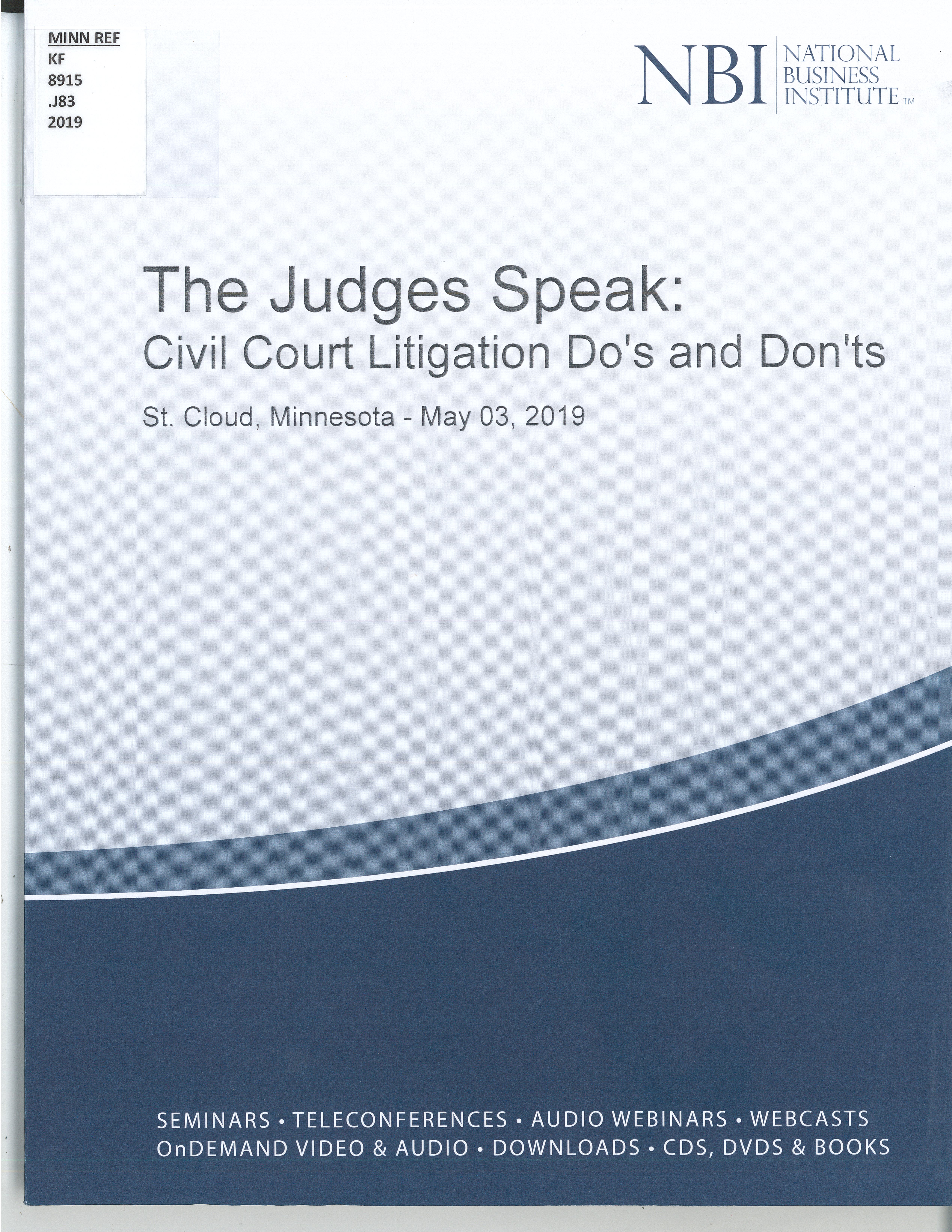 The Judges Speak