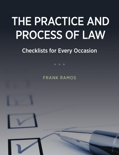 practice-and-process-of-law-checklists-for-every-occasion